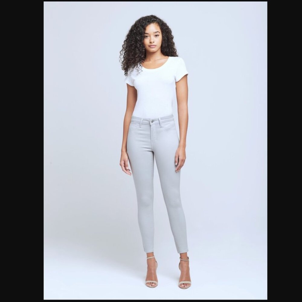 L'agence Margot  high rise skinny in cloud coated